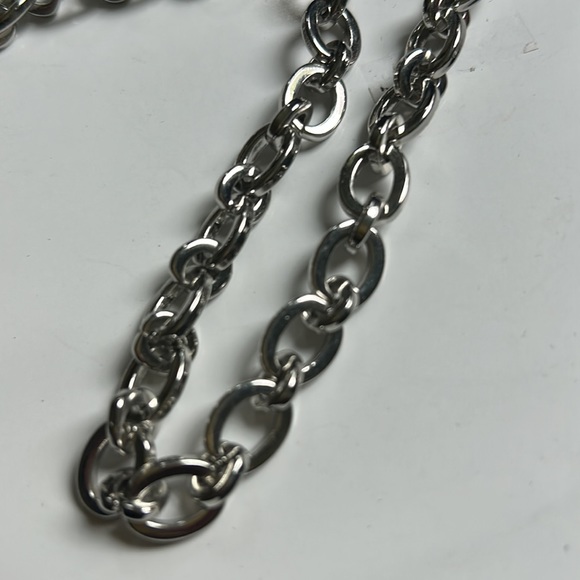 LS 5th style in the DIY collection of necklaces. 4 chains silver plated rhodium - Picture 5 of 14